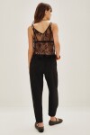 Pantalon Asia Negro