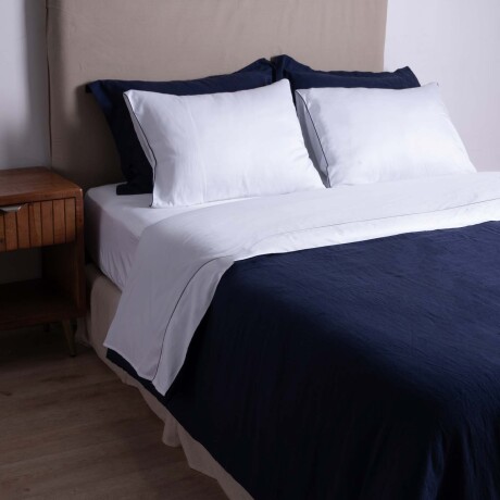 JGO SÁBANAS SUPER KING ALGODON BLANCO FESTÓN 300H