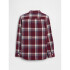 V-LS FLANNEL TUSCAN RED