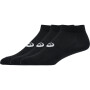 Medias Training 3 Pack Ankle Sock Unisex Performance Black