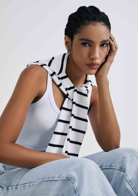 CAMISETA REGATA FEM BRANCO