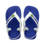 Sandalias Havaianas N.B. Brasil Logo FC Niños Azul Naval
