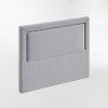 RESPALDO DE PARED FRENCH PANEL GRIS - 1,5 PLAZAS