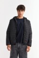 Campera puffer básica NEGRO