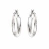 Caravanas aro - plata 925 - CA4298 sinpiedra