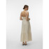 VMATHENA SINGLET DETAIL ANKLE DRESS WVN OATMEAL