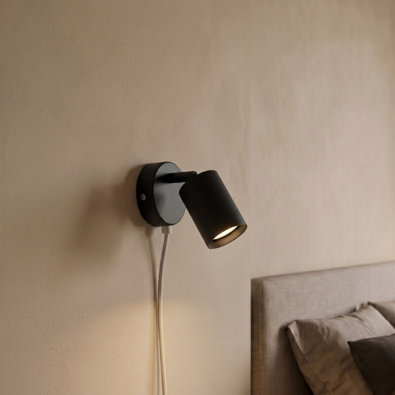 ARTEFACTO BOLD DE ADOSAR ORIENTABLE Luminaria de Pared Bold Negro