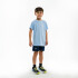 TSHIRT BOYS POLY BORDER-BL AZUL CARIBE/CHUMBO/BLANCO