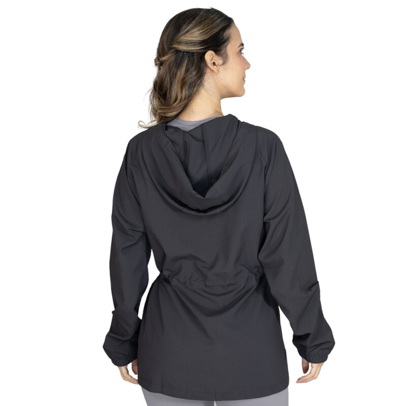 JACKET FEM CINCH-WAIST-BK NEGRO