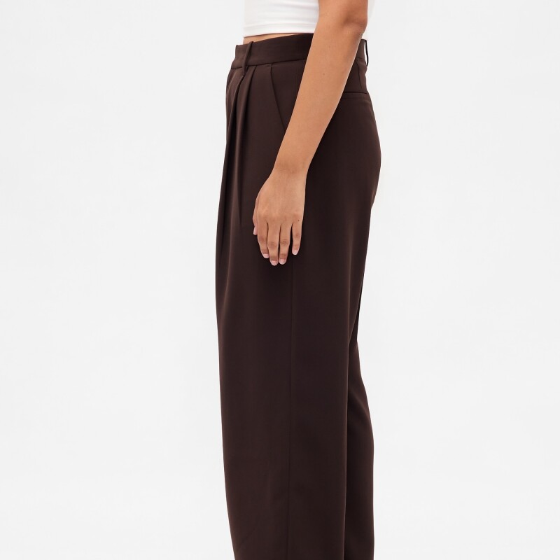 365 CURVY HR WIDE LEG - TRIBECA TWILL TERRA BROWN