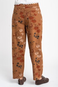 Jean Baggy Barrel Print Print