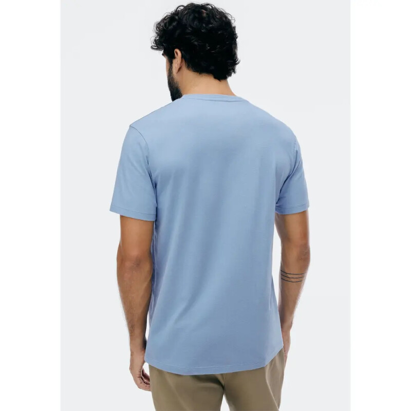 CAMISETA MM MASC AZUL MEDIO