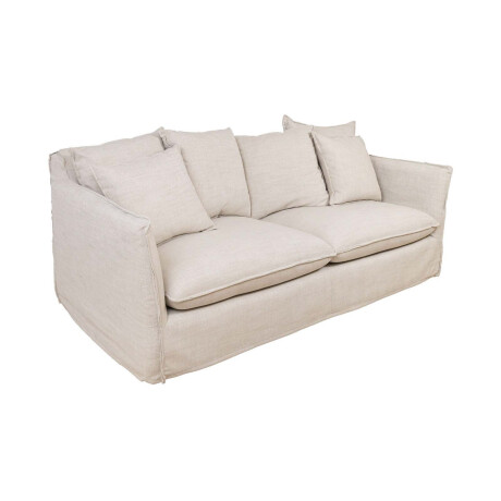SOFÁ 3 CUERPOS TELA-PREMIUM NATURAL-BEIGE BAHAMA NATURAL