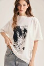 REMERA PEARLS Blanco