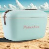 Conservadora Hielera Polarbox Vintage 12 Litros Con Asada POP Verde Agua y Rosa