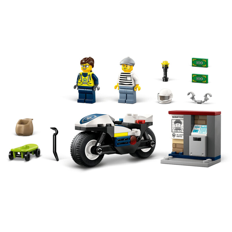 Moto de Policía Persecución Lego Moto de Policía Persecución Lego