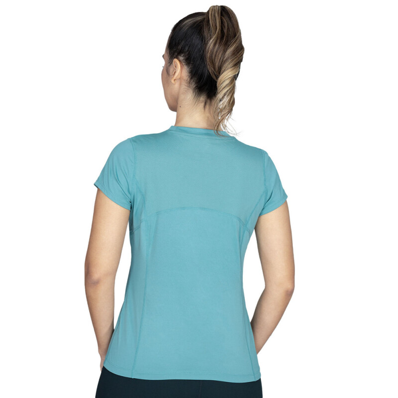 TSHIRT FEM POLY/SPX EVERLAST IMPACT VERDE