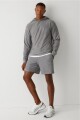 Polera The Cloud Jersey Hoodie Hombre Onyx Heather