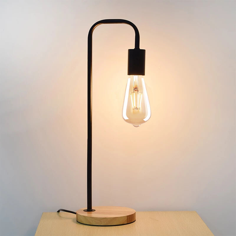 DECO100 Lámpara de Mesa Miranda Negra