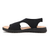 Comfortflex Sandalia Elastizada Suela Baja - Negro-negro Negro-negro