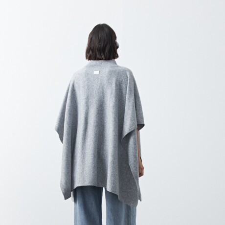 PONCHO DORIEL Gris Melange