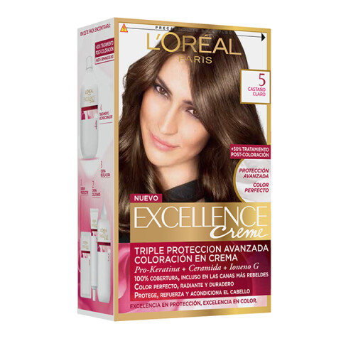Tinta para cabello Excellence Tono 5 castaño claro