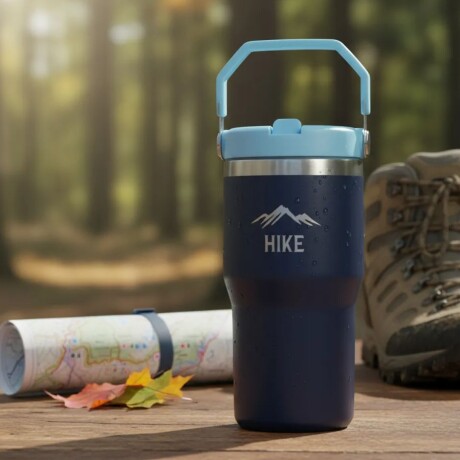 Termo Grip 590 ML Hike Color Azul