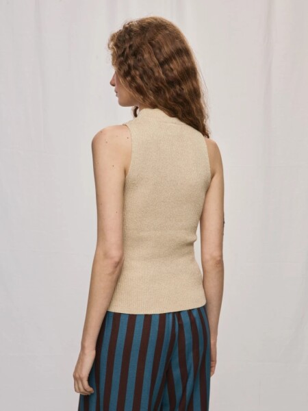 MUSCULOSA D.CASSIN NOIR BEIGE