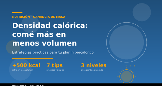 Cómo aumentar la densidad calórica