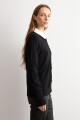 Cardigan básico negro