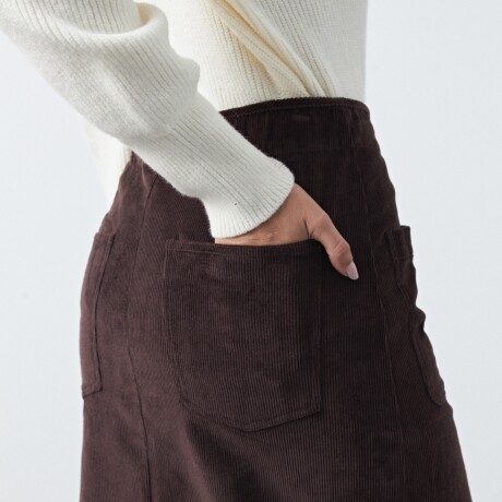 FALDA GOLDFIELD Chocolate