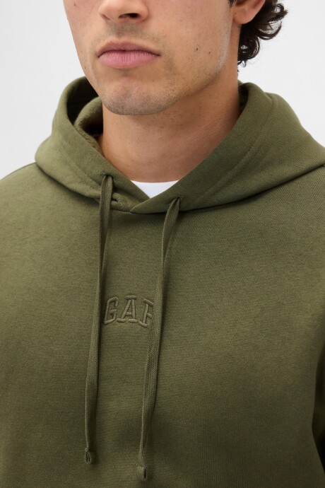 Canguro Mini Logo Gap Hombre Army Jacket Green