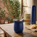 Mate Tramontina Acero Inoxidable 240ml Azul AZUL