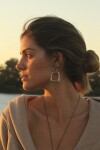 Estribo Earrings Plateado