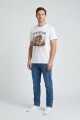 Camiseta estampada Tigre BLANCO