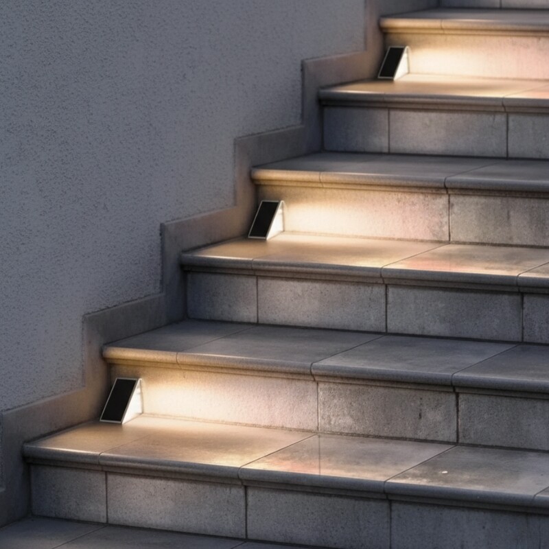 LUMINARIA SOLAR TRIANGLE CON SENSOR 2.6W - 3000K Luminaria Solar Triangle Con Sensor 2,6W 3000K Pack X2