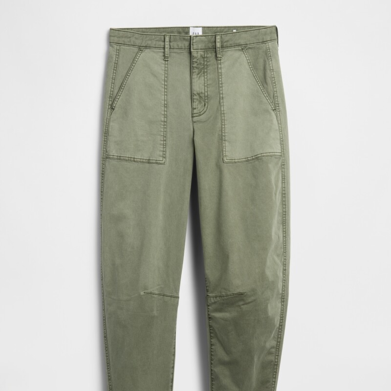 V-KHAKI BARREL MESCULEN GREEN