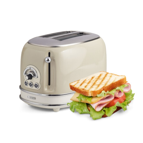 Tostadora 2 ranuras Vintage Beige Ariete Tostadora 2 ranuras Vintage Beige Ariete