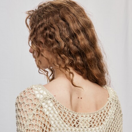PONCHO STAR Beige