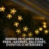 Guirnalda Guía De Luces Solares Flores 10m Jardín Exterior Variante Flores
