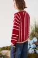 CARDIGAN SUR Rojo