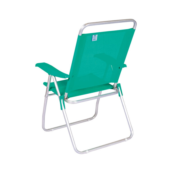 SILLA RECLINABLE 4 POSICIONES ALUM BOREAL VERDE