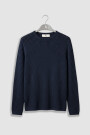 LONG SLEEVE KNITTED SHIRT Navy