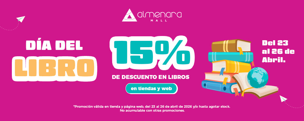 Día del Libro – 15% OFF en libros | Almenara Mall