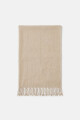 Pashmina 100% Lino beige melange