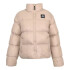 PUFFER CROPPED WMN beige tan BEIGE