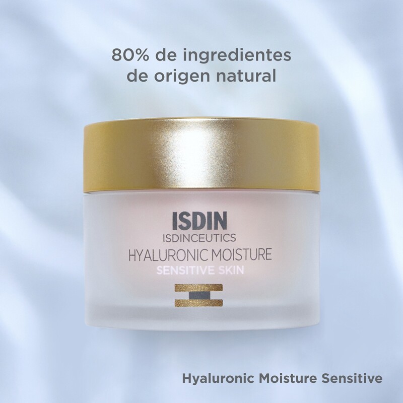 Crema Hidratante Isdin Hyaluronic Moist Sensitive 50 Ml. Crema Hidratante Isdin Hyaluronic Moist Sensitive 50 Ml.