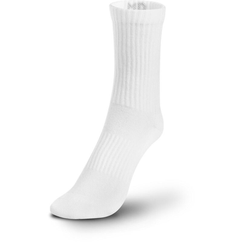 UA Core 3pk Mid-Crew-WHT WHT-100