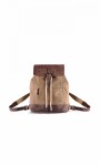 MOCHILA BOHO TABACO Y KAKI