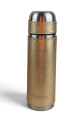 Termo forrado en cuero de 750ml Dorado